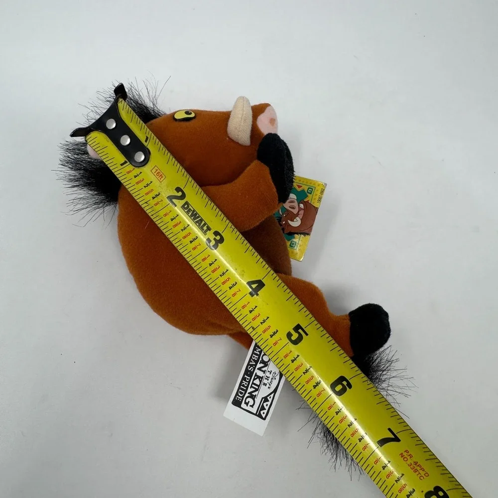 Disney The Lion King Simba's‎ Pride Beanie Plush Pumbaa Mattel 1998 6 Inch